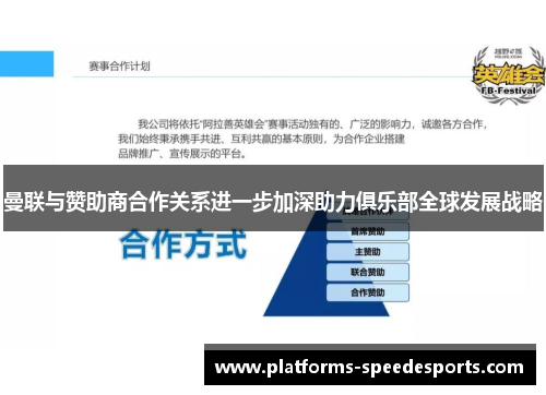 曼联与赞助商合作关系进一步加深助力俱乐部全球发展战略