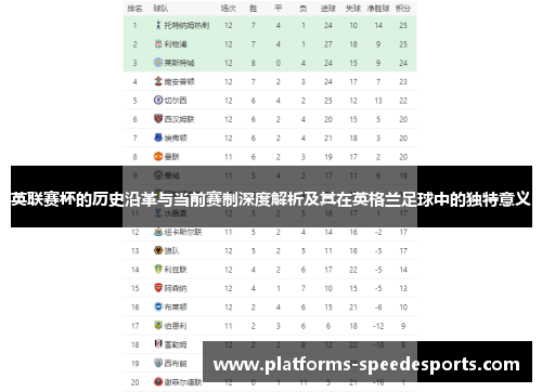 英联赛杯的历史沿革与当前赛制深度解析及其在英格兰足球中的独特意义